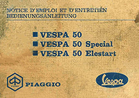 Bedienungsanleitungen Vespa 50 Special 